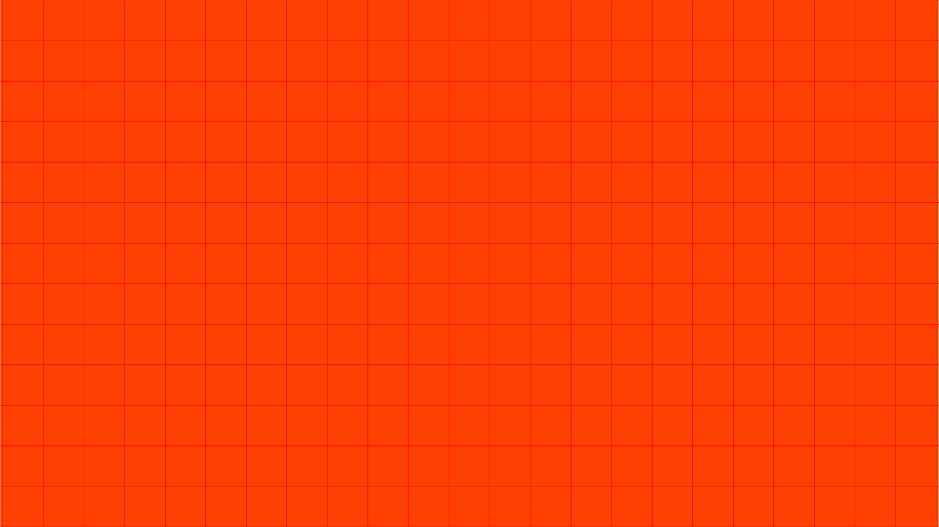 A background of orange square tiles arranged in a grid pattern. The lighting is even, showing a consistent warm tone across the surface.